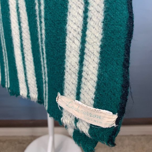 Lochcarron Green Wool Scarf - Picture 6 of 7
